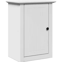 Vidaxl Armoire murale de salle de bain BODO blanc 44x30x60 cm* Meuble Wc