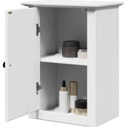 Vidaxl Armoire murale de salle de bain BODO blanc 44x30x60 cm* Meuble Wc