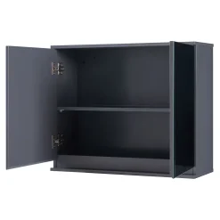 [En.Casa] Armoire murale de salle de bains avec miroir Overath 60 x 20 x 50 cm gris en.casa* Armoire De Toilette
