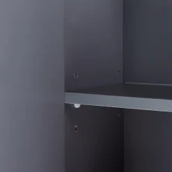 [En.Casa] Armoire murale de salle de bains avec miroir Overath 60 x 20 x 50 cm gris en.casa* Armoire De Toilette