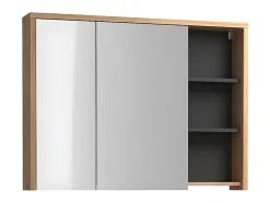 Vente-unique Armoire murale de salle de bain coloris naturel - 100 cm - PURNAL