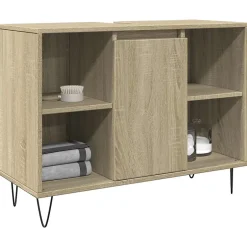 Vidaxl Armoire salle de bain chêne sonoma 80x33x60cm bois d'ingénierie