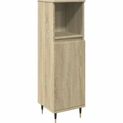 Vidaxl Armoire salle de bain chêne sonoma 30x30x100 cm* Meuble Wc
