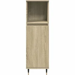Vidaxl Armoire salle de bain chêne sonoma 30x30x100 cm* Meuble Wc