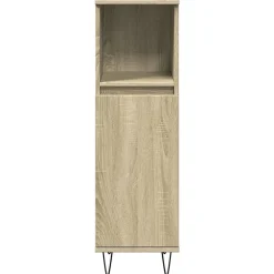 Vidaxl Armoire salle de bain chêne sonoma 30x30x100 cm