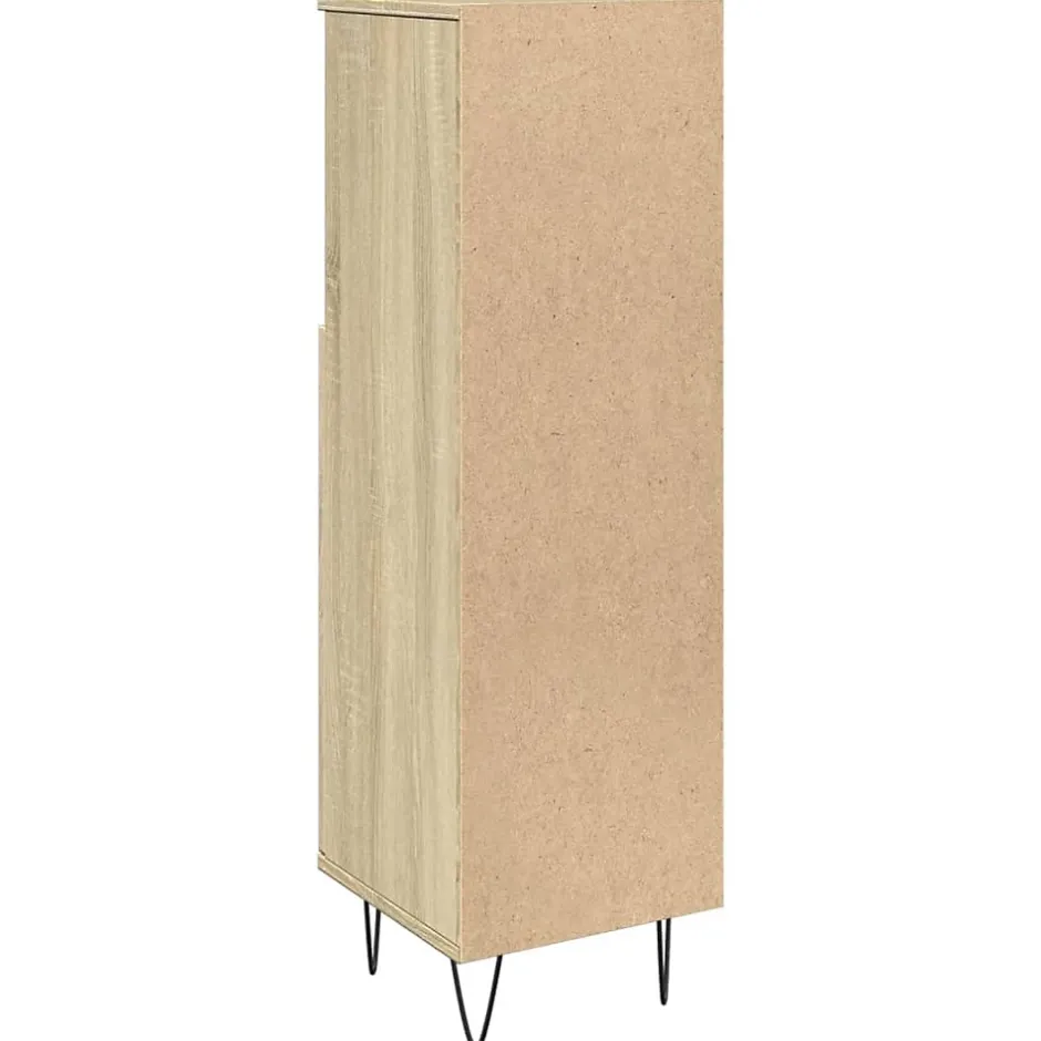 Vidaxl Armoire salle de bain chêne sonoma 30x30x100 cm