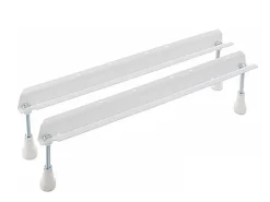 Ravak Avocado Ensemble Baignoire d'angle gain de place, orientation gauche 150 x 75 cm en acrylique, Blanc + Tablier 150 cm + Pieds