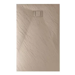 Bac à douche 70x120x2,6 CM Rectangulaire Tortourelle Effet Pierre mod. Blend* Receveur De Douche