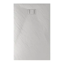 Bac à douche 90x180x2,6 CM Rectangulaire Blanc Effet Pierre mod. Blend* Receveur De Douche