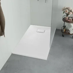 Vidaxl Bac de douche SMC Blanc 90 x 90 cm* Receveur De Douche