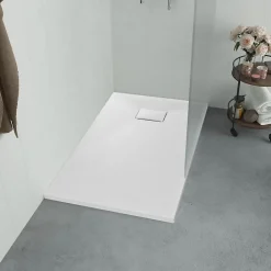 Vidaxl Bac de douche SMC Blanc 120 x 70 cm* Receveur De Douche