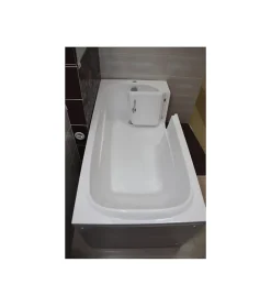 Azura Home Design Baignoire à porte EULALIE - 140cm* Baignoire À Porte