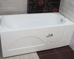 Azura Home Design Baignoire à porte EULALIE - 160cm* Baignoire À Porte