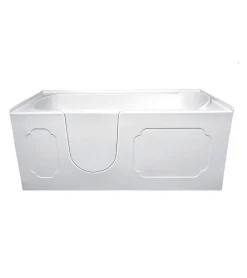 Azura Home Design Baignoire à porte KASTRAKI 151x75x61 cm droit ou gauche - gauche