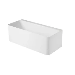 Mob-In Baignoire acrylique Lucite murale URBAN blanche 170cm URBAN