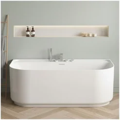 Mob-In Baignoire acrylique murale EQUINOXE blanche 170cm