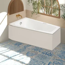 Valentin Baignoire asymétrique angle gauche Chaloop L.160 x l.90 cm sans tablier* Baignoire Asymétrique