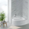Valentin Baignoire asymétrique d'angle droit Colombia 150 x 100 cm + tablier