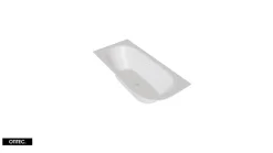 Besco Baignoire Asymétrique sans Tablier - 150 x 75 cm - AVITA SANS TABLIER - GAUCHE - 1 REPOSE-TÊTE OFFERT* Baignoire Asymétrique
