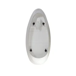 Kiamami Valentina Baignoire Autoportante Design 150X70x56 Cm En Marbre Blanc Rachele Par