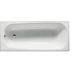 Roca Baignoire avec pieds CONTESA 170x70cm non percée en acier blanc - - A235890000* Baignoire Droite
