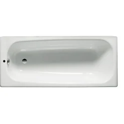 Roca Baignoire avec pieds CONTESA 150x70cm percée un trou en acier blanc - - A236096000