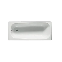 Roca Baignoire avec pieds CONTESA 170x70cm percée 2 trous en acier blanc A235897000