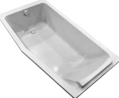Jacob Delafon Baignoire bain douche 160 x 85 cm blanc brillant* Baignoire Douche