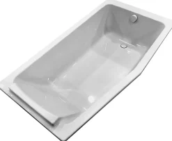 Jacob Delafon Baignoire bain douche 170 x 85 cm blanc brillant