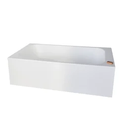 Jacob Delafon Baignoire bain douche Malice antidérapante + tablier angle 160 x 85 droite