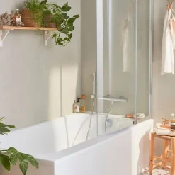 Jacob Delafon Baignoire bain douche Malice antidérapante + tablier angle 160 x 85 droite