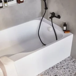 Jacob Delafon Baignoire bain douche Malice antidérapante + tablier niche 160 x 85 version droite