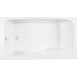 Jacob Delafon Baignoire bain douche Malice, version gauche Blanc brillant 170 x 90* Baignoire Droite
