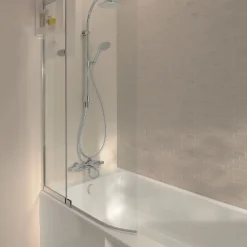 Jacob Delafon Baignoire bain douche Malice, version gauche Blanc brillant 160 x 85* Baignoire Droite