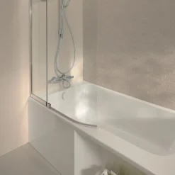 Jacob Delafon Baignoire bain douche Malice + nettoyant 170 x 90, version gauche* Baignoire Droite