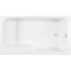 Jacob Delafon Baignoire bain douche Malice 160 x 85 cm version Droite, Blanc mat* Baignoire Droite