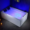 Archipel Baignoire balneo LORD DUO BLANC 2 places 185X120 - DROITE* Baignoire Balnéo