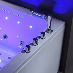 Archipel Baignoire balneo LORD DUO BLANC 2 places 185X120 - DROITE* Baignoire Balnéo
