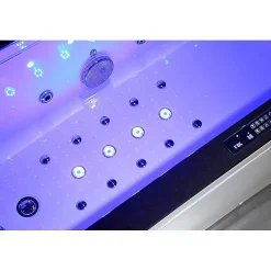 Archipel Baignoire balneo LORD SOLO BLACK 1 place 170x75 - GAUCHE* Baignoire Balnéo