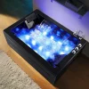 Archipel Baignoire balneo NIAGARA DUO BLACK 2 places -180x126* Baignoire Balnéo