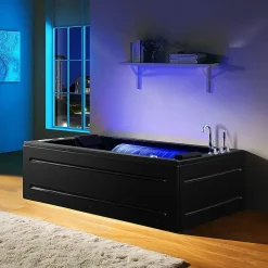 Archipel Baignoire balneo NIAGARA DUO BLACK 2 places -180x126* Baignoire Balnéo