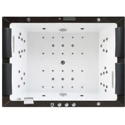 Archipel Baignoire balneo Thérapeutique ALTESS DUO BLACK 2 à 4 places - 190x140* Baignoire Balnéo