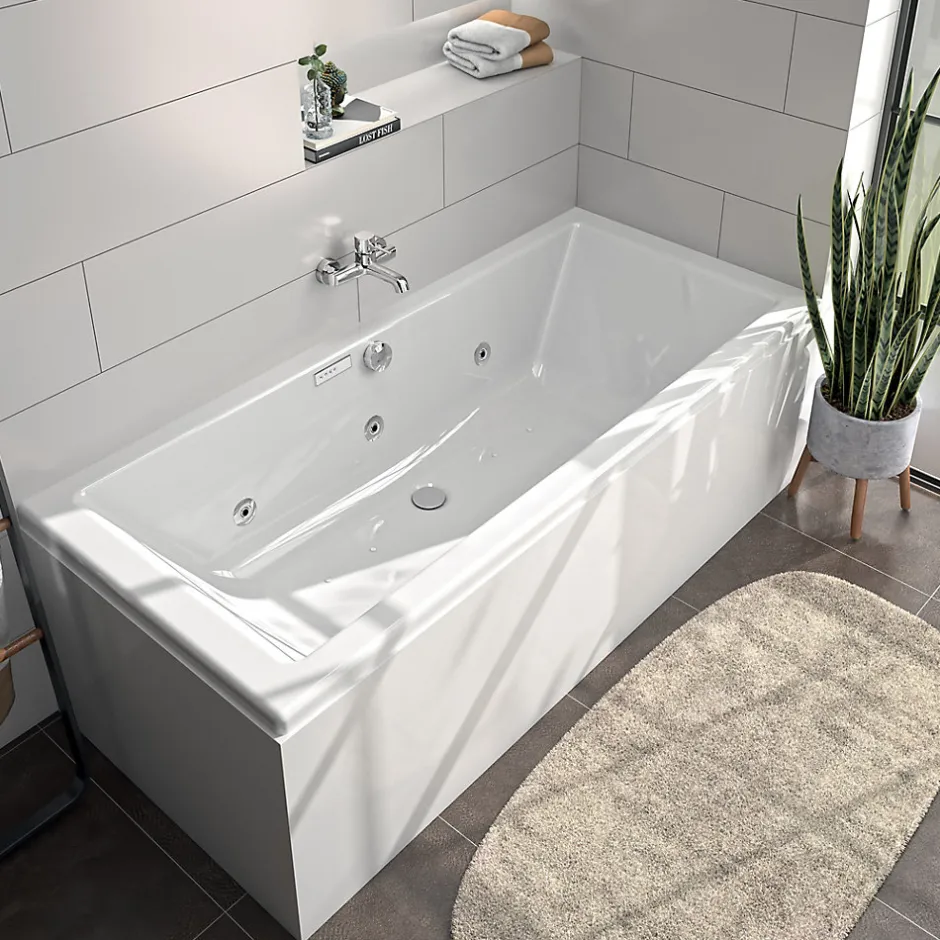 Allibert Baignoire balnéo Essentia Kando 180 x 80 cm* Baignoire Balnéo