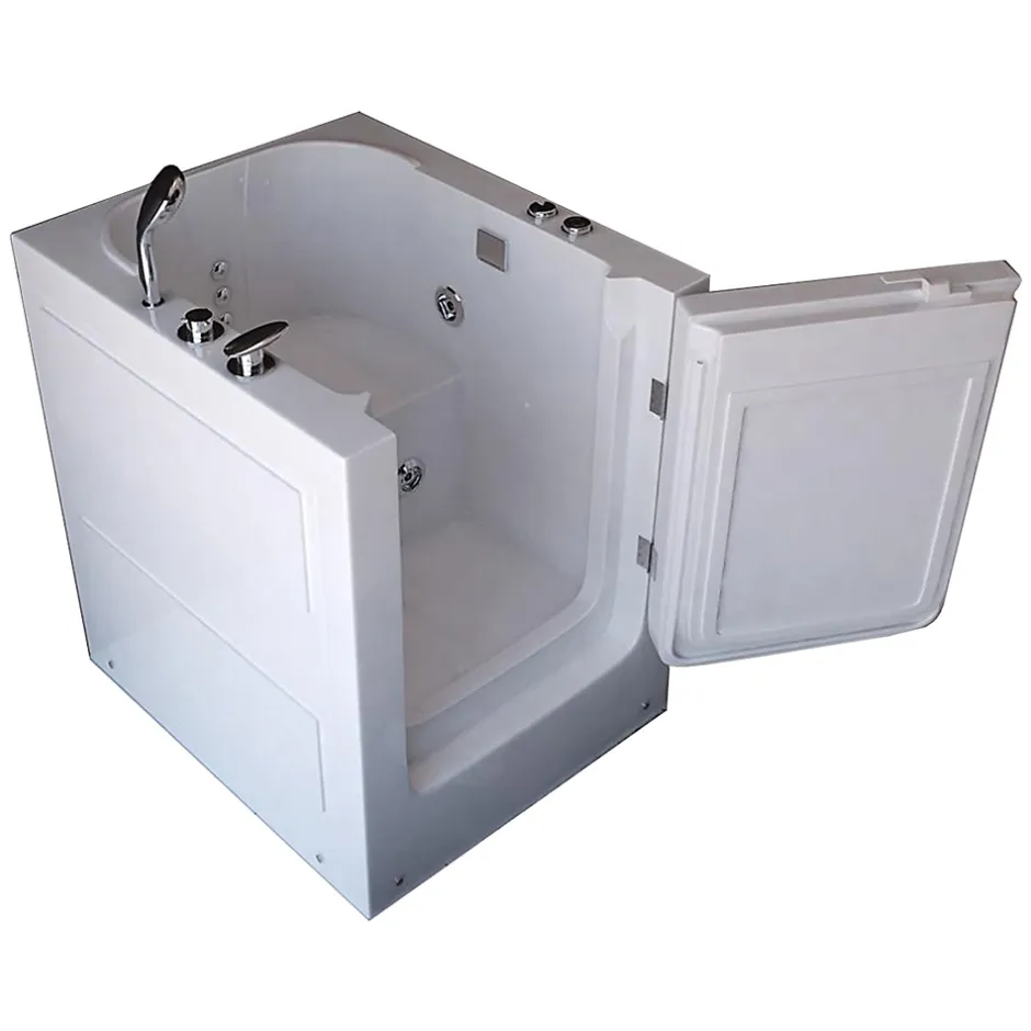 Eliteshopping Baignoire Balnèo avec porte pour seniors 93 x 83 x h100 cm Lavander* Baignoire À Porte