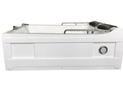 Eliteshopping Baignoire Balnèo Blanc 175 X 132 cm Chromothérapie 14 jets Calla