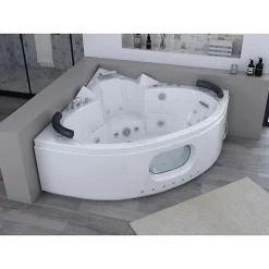 Distribain Baignoire balnéo Corleone 48 jets Whirlpool* Baignoire Balnéo