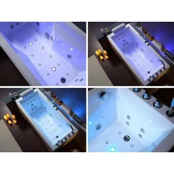 Distribain Baignoire balnéo D-Mumbai 30 jets Whirlpool* Baignoire Balnéo