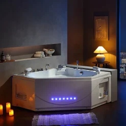 Distribain Baignoire balnéo Dubaï 47 jets + massage cervicales Whirlpool