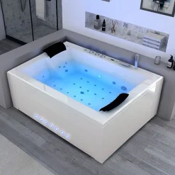Distribain Baignoire balnéo Elle&Lui 40 jets Whirlpool