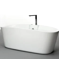 Spalina Baignoire balnéo îlot Tao Bulle 170x80 cm, blanc, By